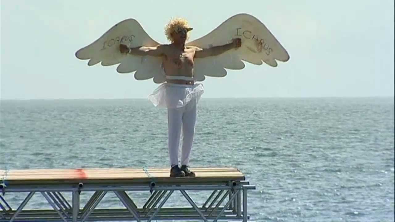 Is it a bird? Is it a plane? No it's the Bognor Regis Birdman competition!