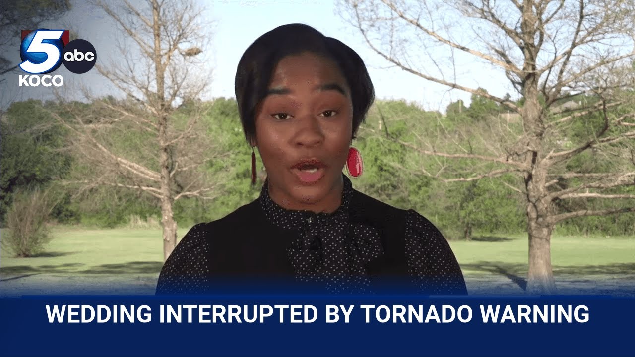 Oklahoma couple's wedding weekend goes viral for sheltering with volleyball teams during tornado