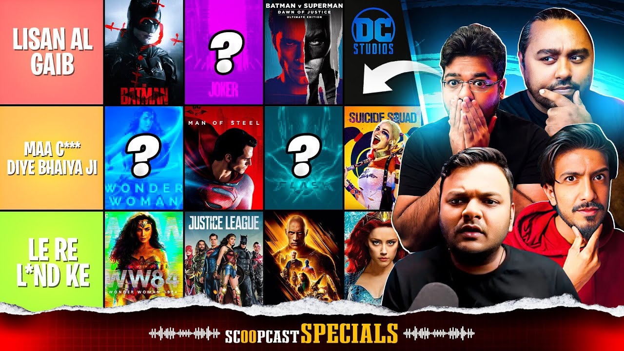 Ranking Every DC Film | ScoopCast Specials
