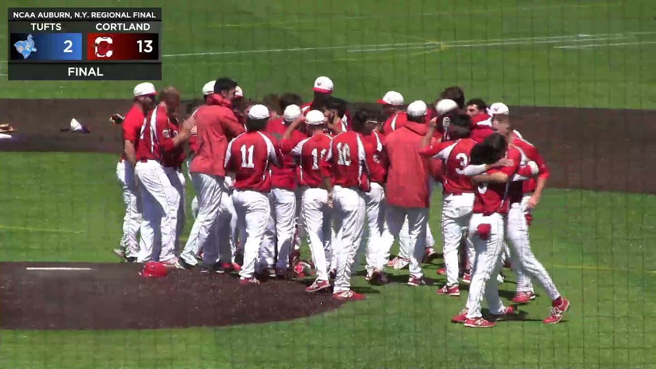 Last Outs of 2021 NCAA Auburn, NY Baseball Regional (Cortland vs. Tufts)