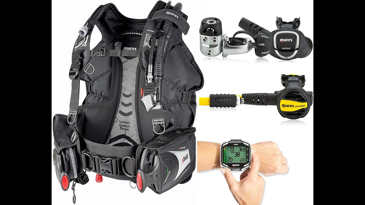 SCUBA GEAR - Mares Italian Design Bolt SLS BC Ultimate Weight-Release System BCD