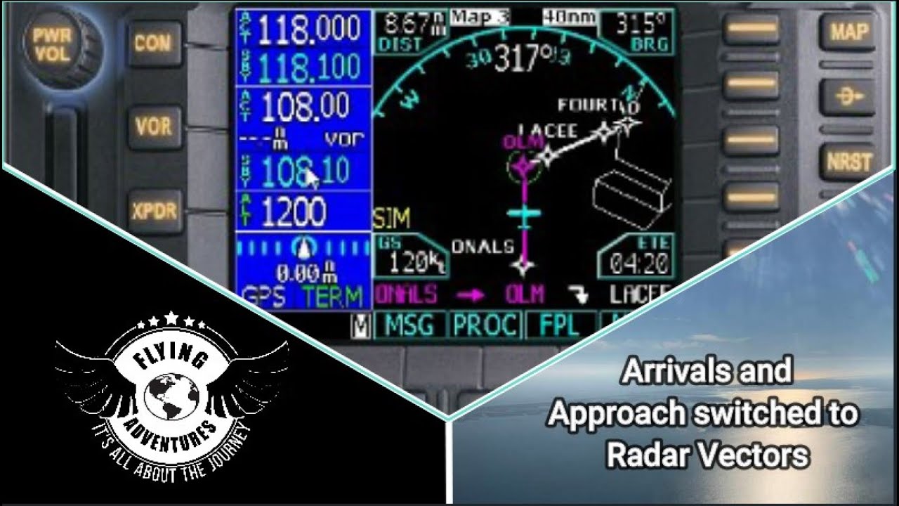 Garmin 480 - Arrivals, Approaches, and Radar Vectors
