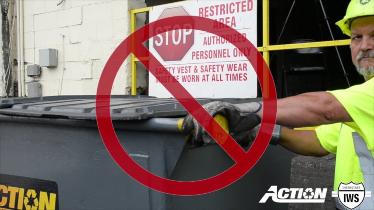 How to Properly Empty a Rear Load Container