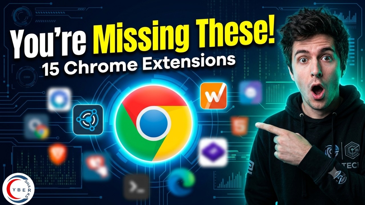 15 BEST CHROME Extensions For Developers, Cyber Security, and Students