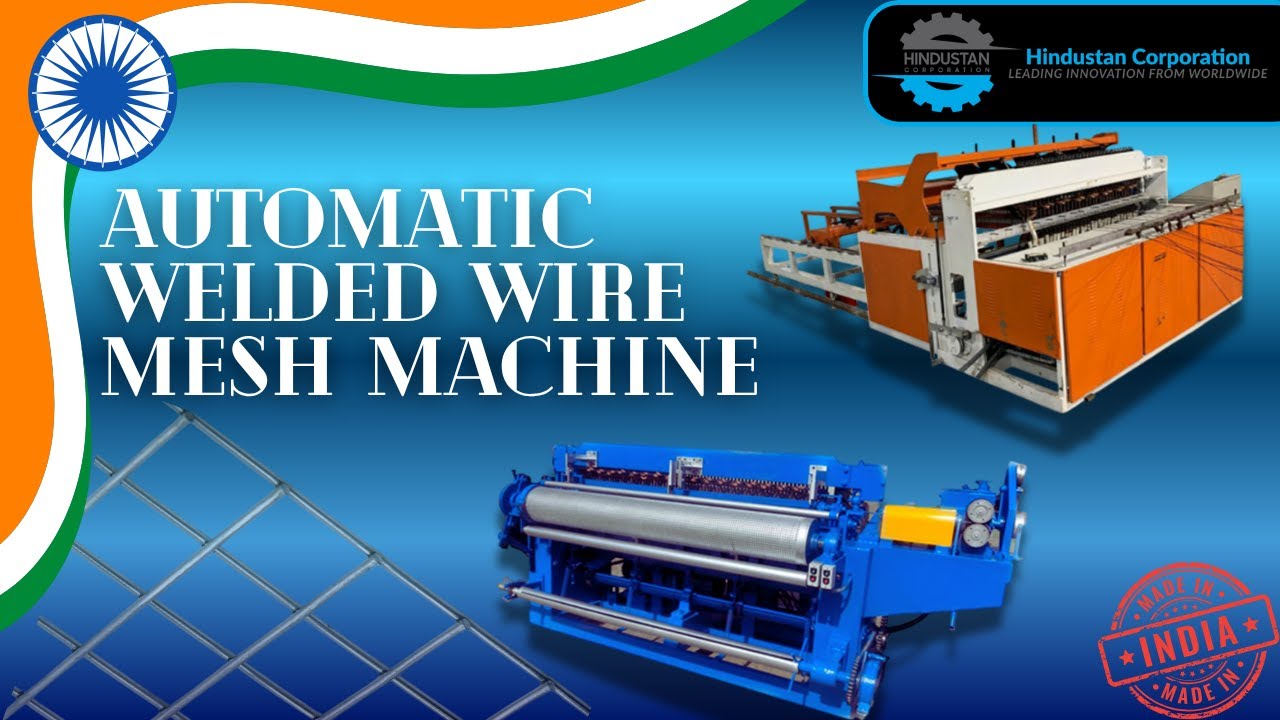 Automatic welded wire mesh machine
