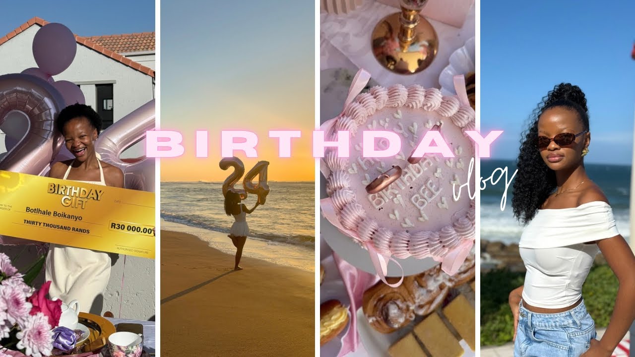 BIRTHDAY VLOG: Trip to Durban, Surprise Birthday Party, Gifted a BIG CHEQUE, Gift Haul & more