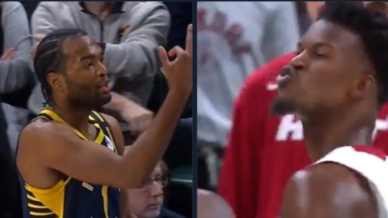 Jimmy Butler blew TJ Warren a kiss after Warren was ejected