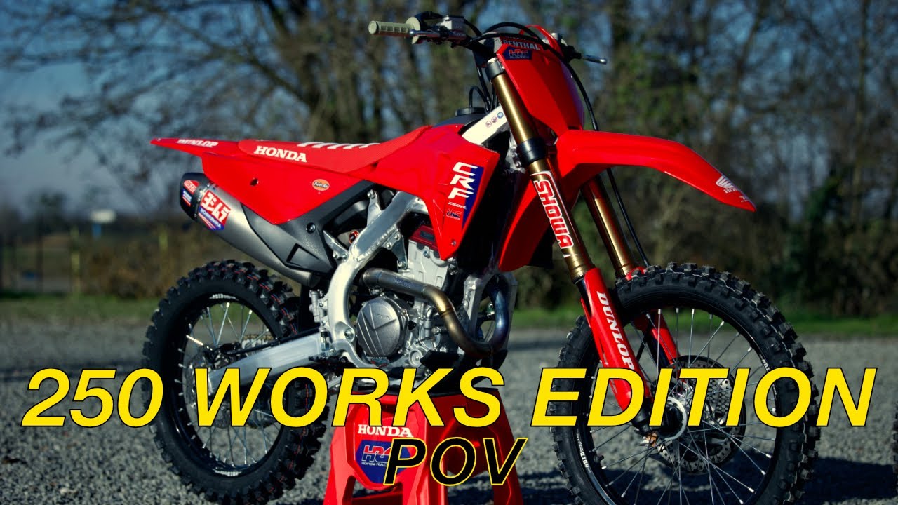 POV: Riding the new HONDA CRF250 R WORKS EDITION 2025 - Mattia Carpi