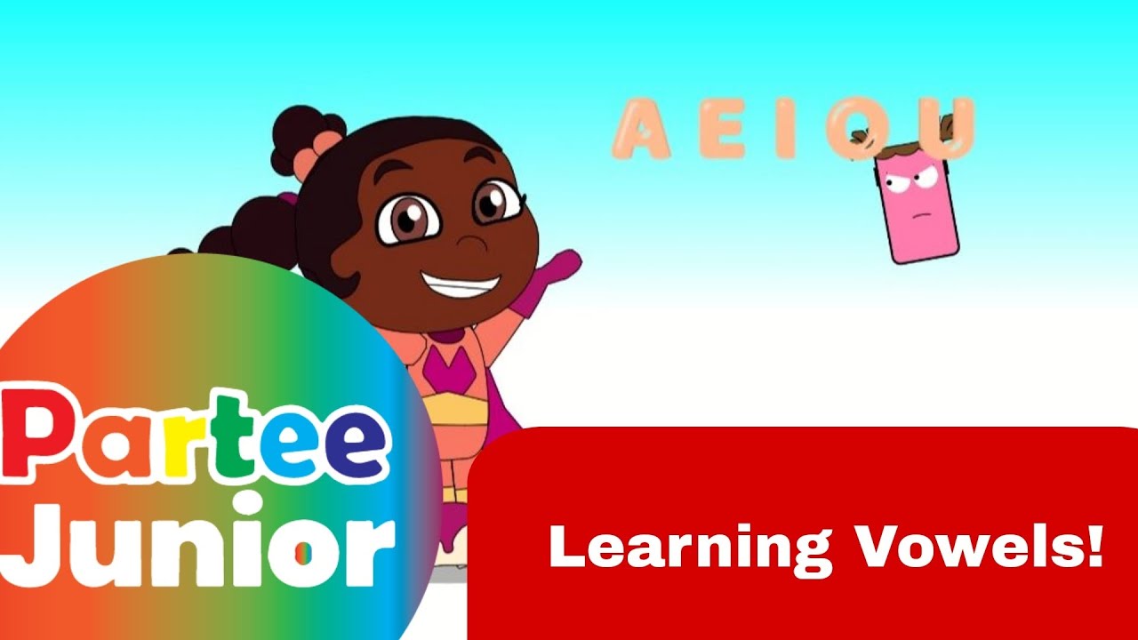 Partee Junior: Learn About Vowels With Power Paige And Siri!