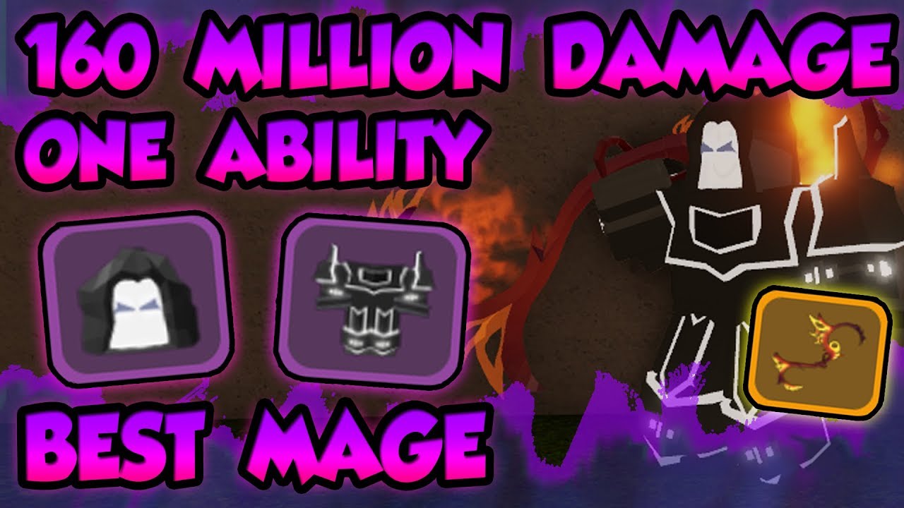 *160+ Million Damage/One Ability* - (Maxed Mage) ✨Roblox Dungeon Quest