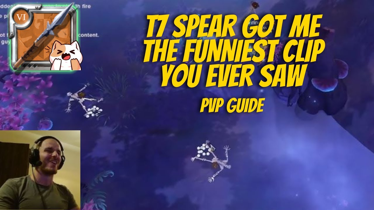 seven T7 spear sets challenge + funniest clip you ever seen | EDUCATIVE PVP | ALBION ONLINE