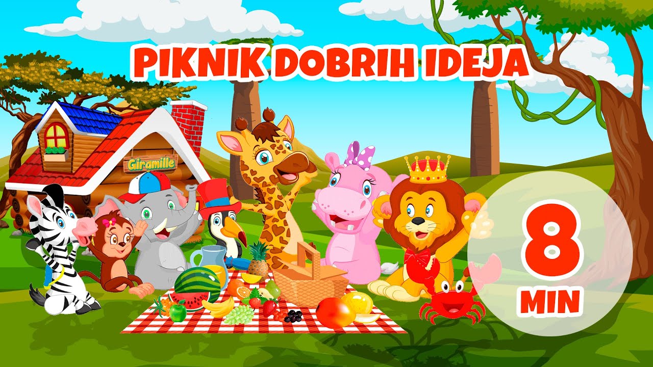 Piknik dobrih ideja - 8 min Giramille | Dječje pjesmice i dječije pjesmice