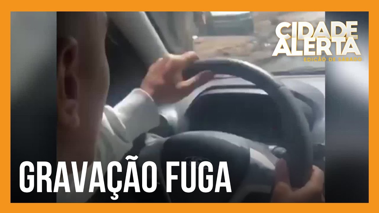 Quadrilha grava fuga durante perseguição policial em São Paulo