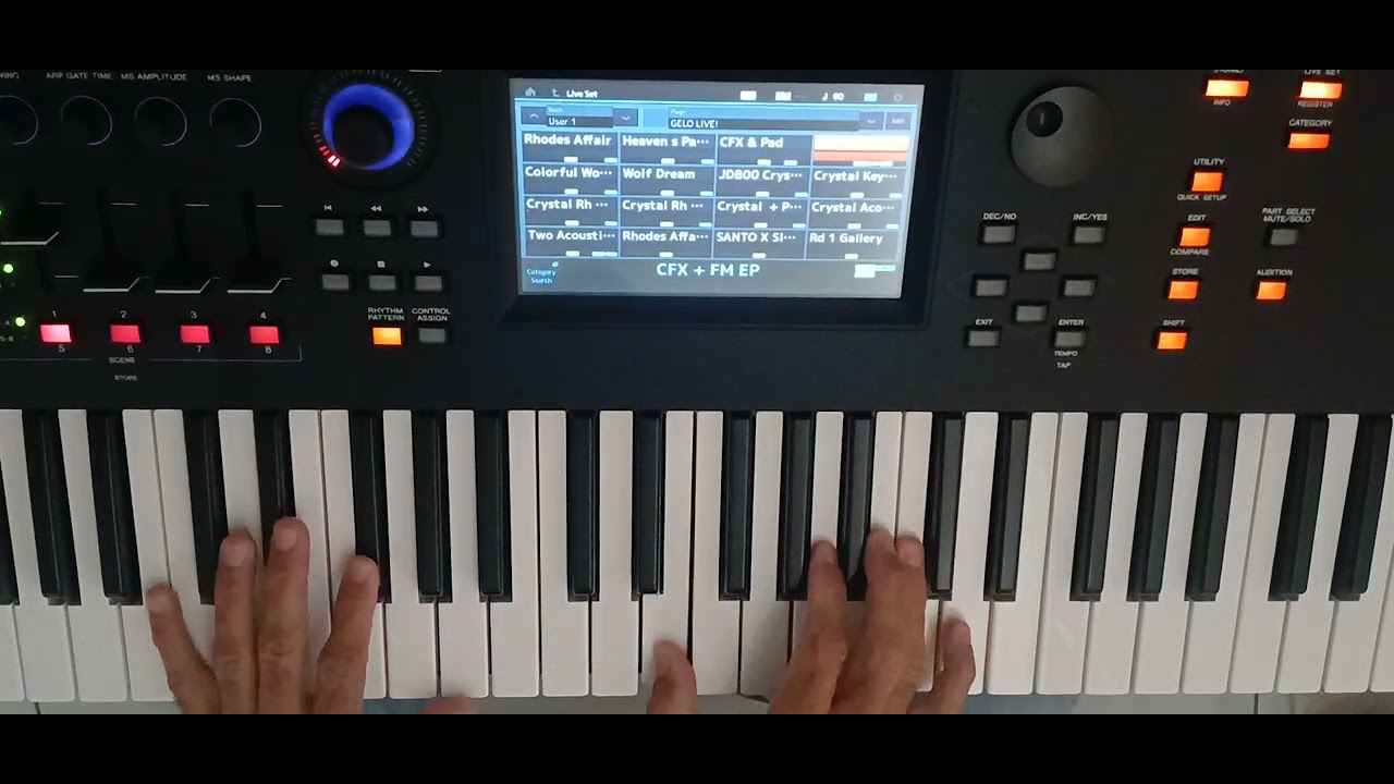 Practicando los 2 5 1 menores.