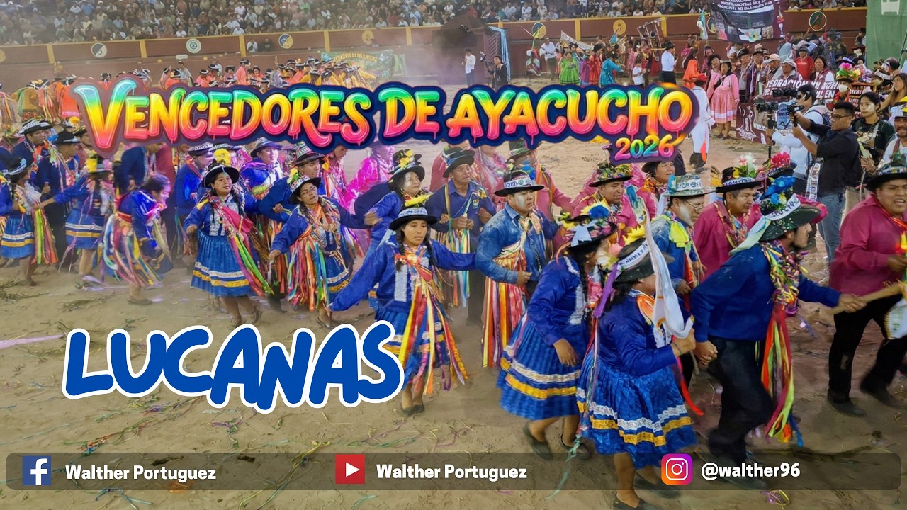 🏆Carnaval Vencedores de Ayacucho 2026 FEDIPA - Plaza de Acho | Comparsa de Lucanas |