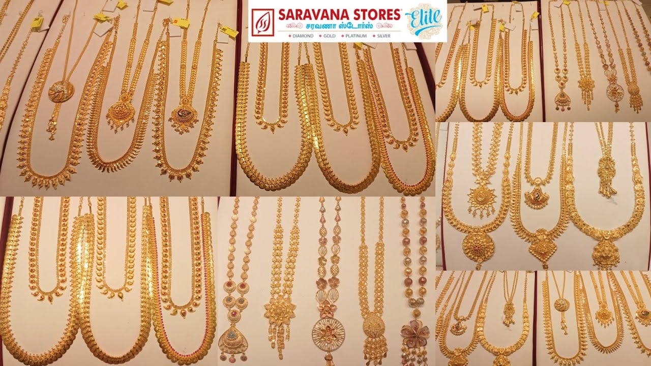 Saravana Elite 4 Savaran Light Weight Haram Designs Kasu, Mango, Turkey, Fancy & Traditional Haram