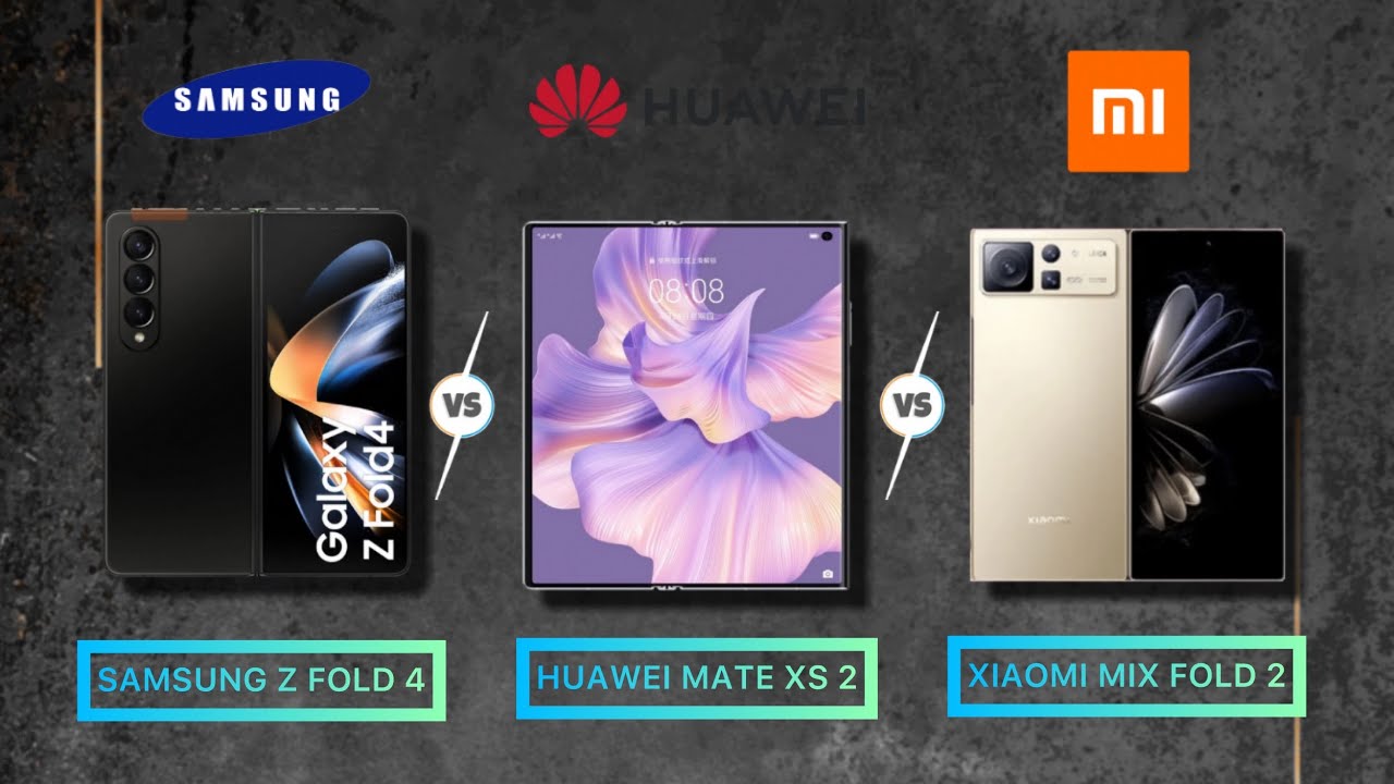 Samsung Z Fold 4 vs Huawei Mate XS 2 vs Xiaomi Mix Fold 2
