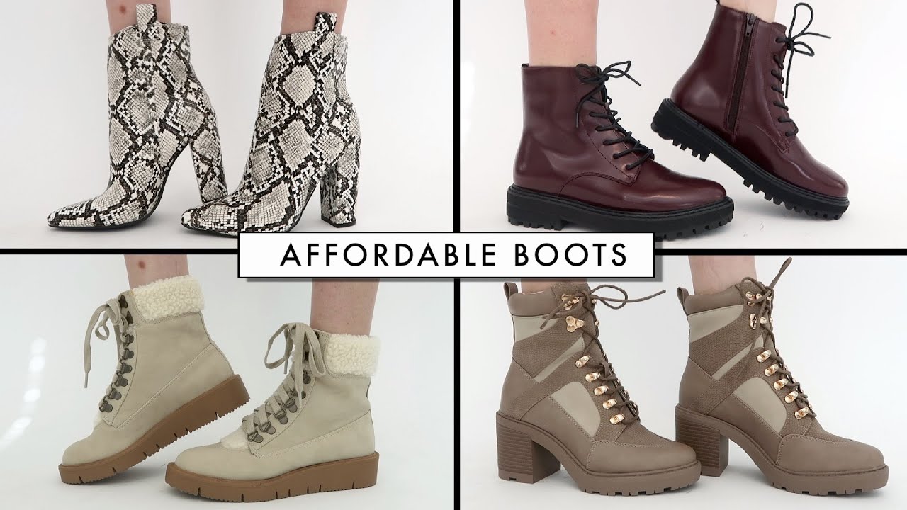AFFORDABLE Fall - Winter Boots Shoe Haul | Miss Louie