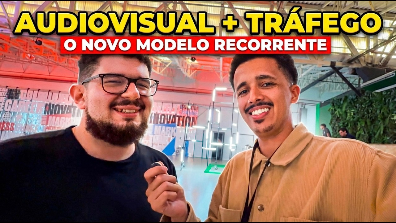 ELE UNIU AUDIOVISUAL + TRÁFEGO E CRIOU UM MODELO RECORRENTE LUCRATIVO