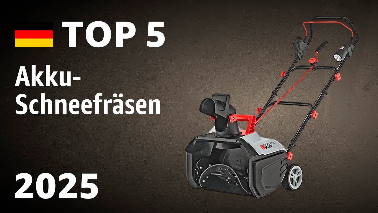 TOP—5. Beste Akku-Schneefräsen. Test & Vergleich 2025