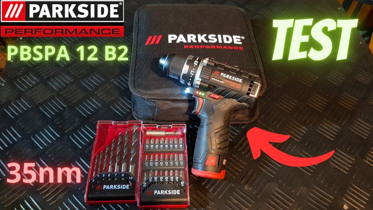 Wiertarko-wkrętarka  PARKSIDE PERFORMANCE PBSPA 12 B2//TEST//35NM//NARZĘDZIOWO