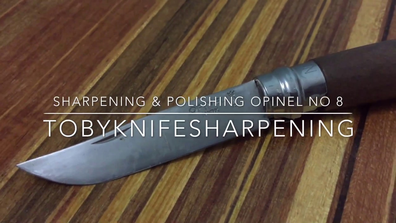 Polishing & Sharpening Opinel Inox no 8 Folding Knife