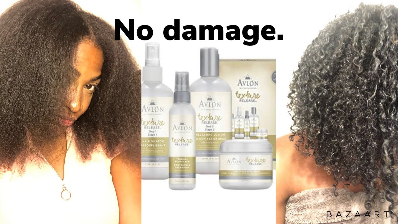 I TEXTURE RELEASED MY TYPE 4 HAIR | Avlon Texture Release | No Damage