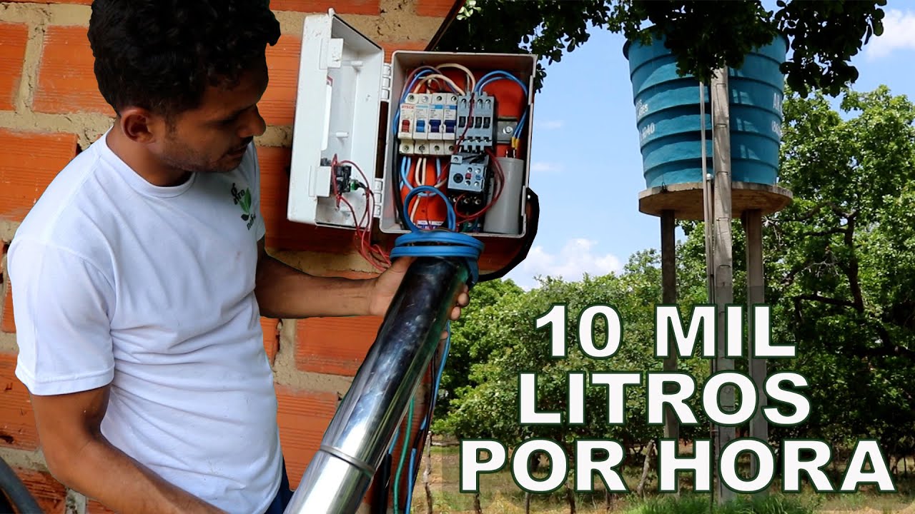MEU POÇO TEM 140 METROS DE FUNDURA E MINHA BOMBA PUXA 10 MIL LITROS HORA