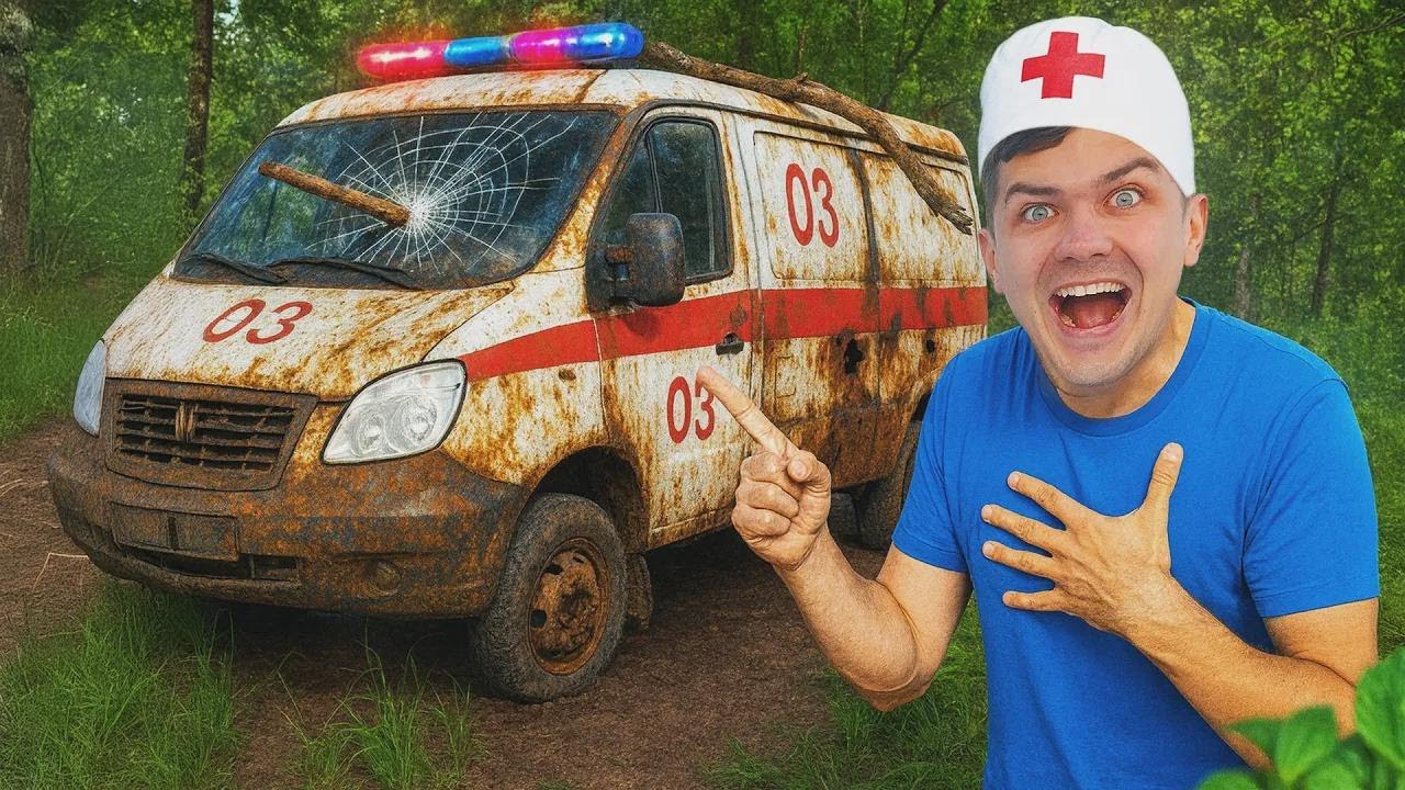 ¡Rescatamos una ambulancia abandonada en el bosque después de 40 años!