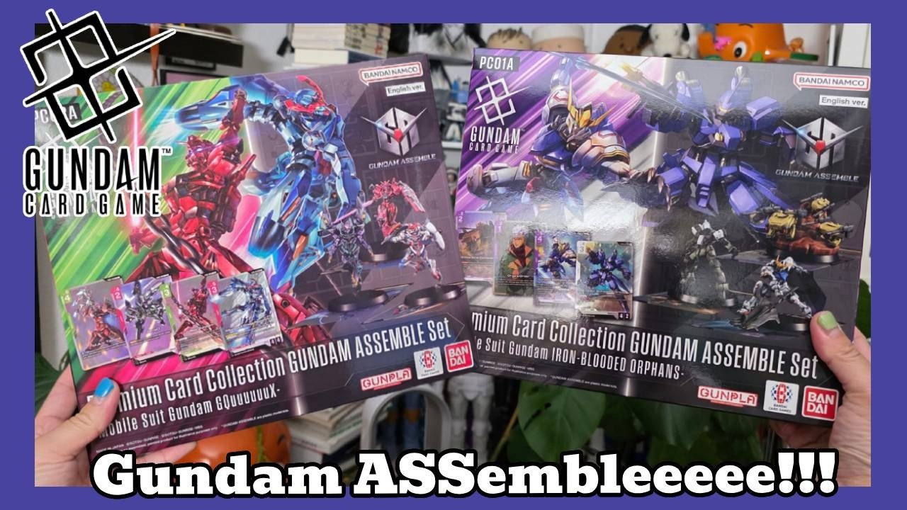 Gundam CG - Распаковка наборов PCO1A и PC02B Gundam Assemble!