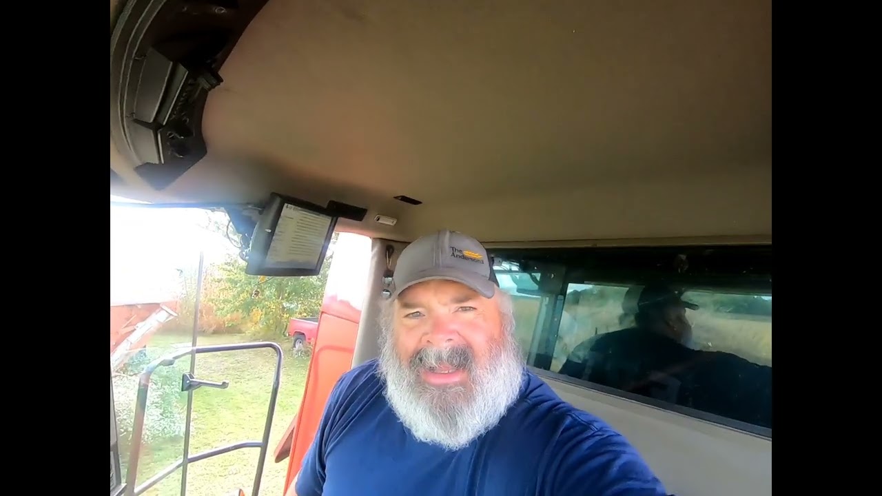 Getting the combine ready for beans. But wait? 