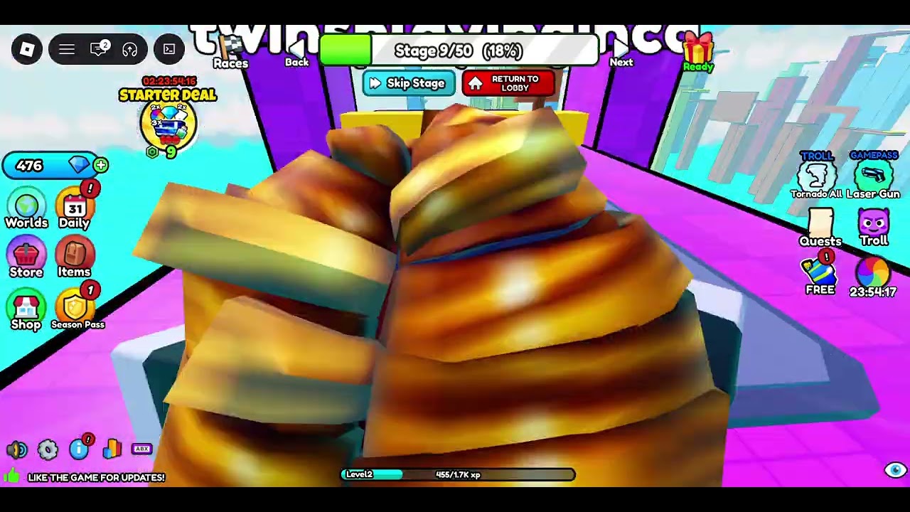 Twins Playing - OBBY BUT YOU ARE A PARKOUR MASTER