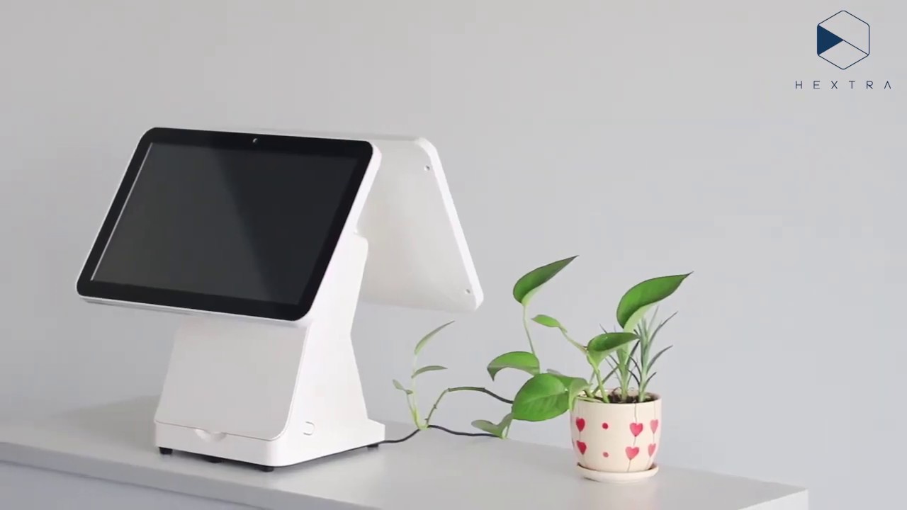Hextra Android POS System Dual Screen