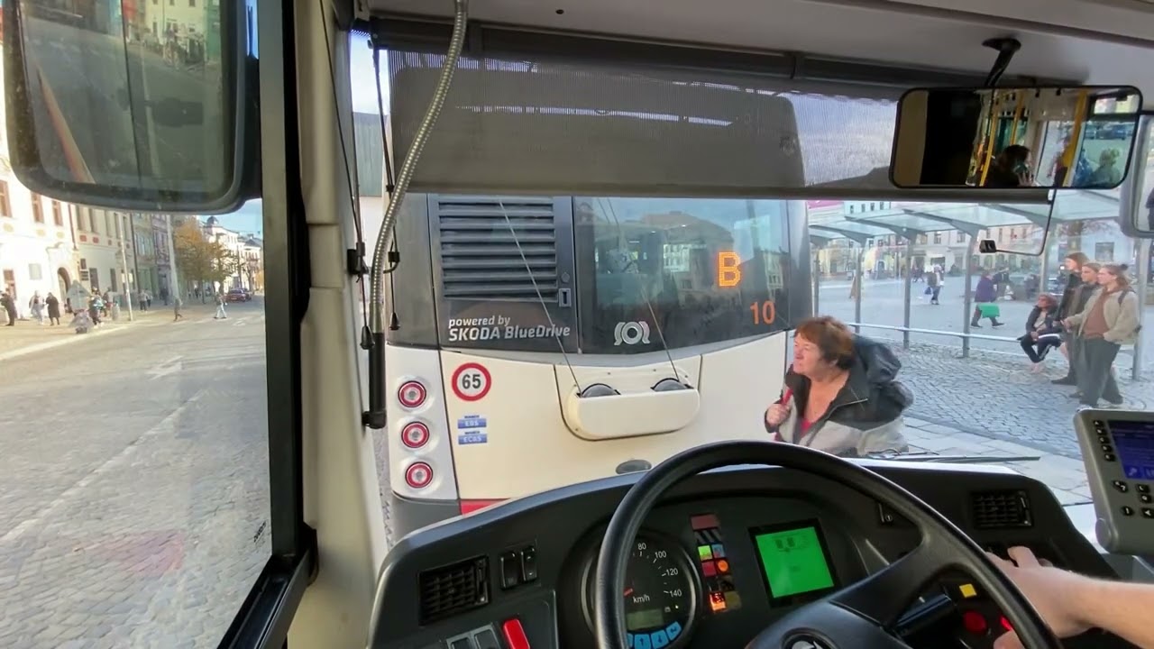 MHD Jihlava | linka A : Hlavní nádraží - Dopravní podnik - Hlavní nádraží | Irisbus Citelis 12M zf