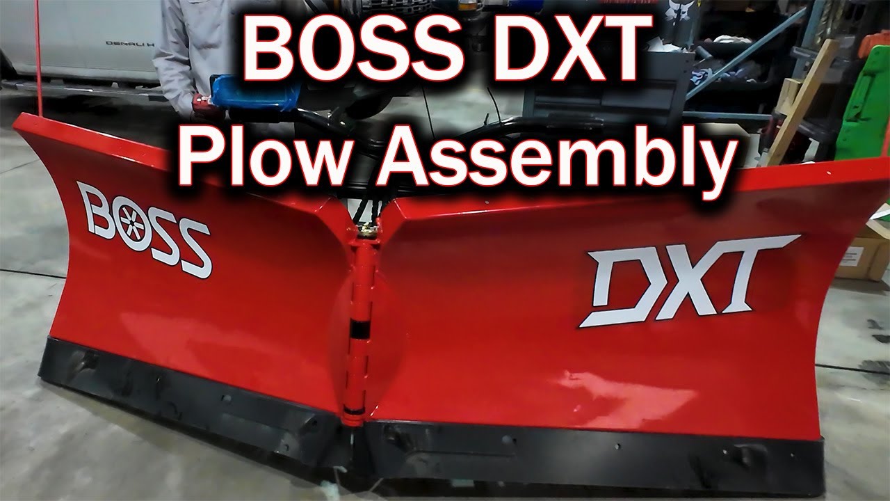 Boss DXT Angle Blade Snow Plow Assembly