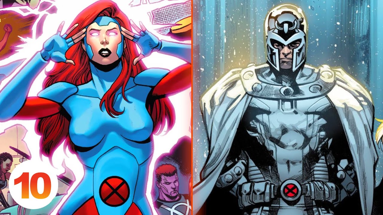 TOP 10 MUTANTI PIù FORTI IN ASSOLUTO DELLA MARVEL!