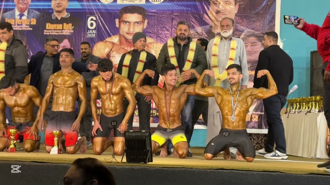 Bodybuilding competition, Gujranwala and division Gujranwala Pakistan ￼
