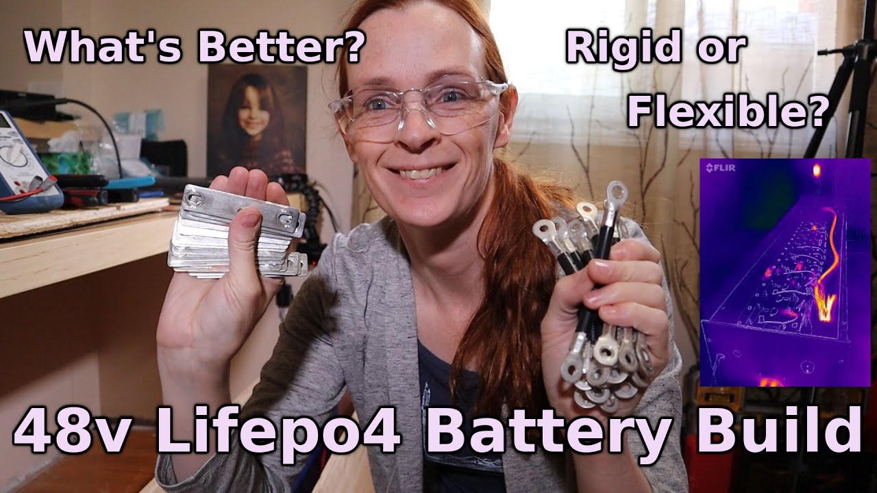 What's Better? Rigid or Flexible Bus Bars - How to build a 48v Lifepo4 battery (Ep. 21)