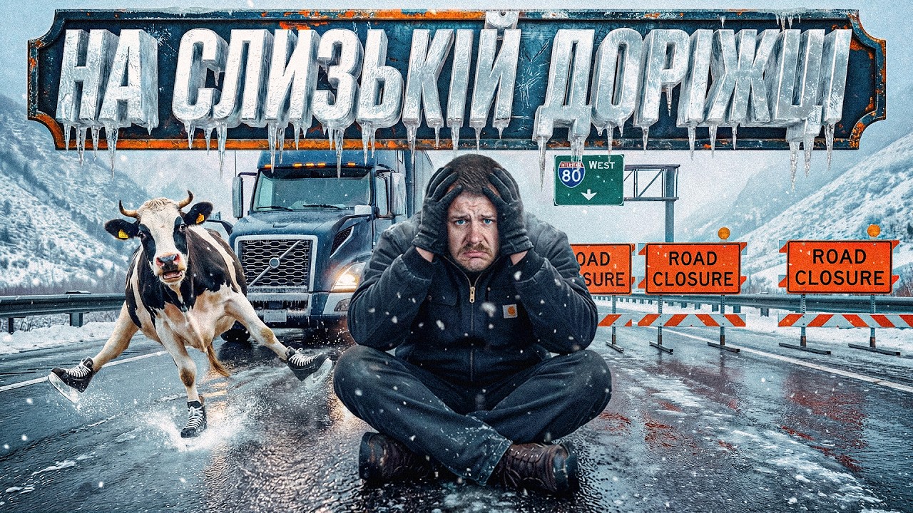 НІХТО НЕ ДОЇХАВ! Сніговий шторм у США зупинив усіх, крім мене ❄️🚛