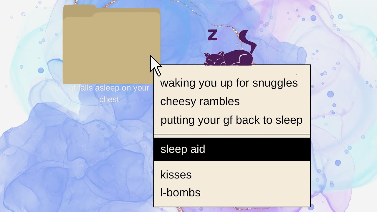 [F4A] gf falls asleep in your arms [sleep aid] [asmr roleplay]