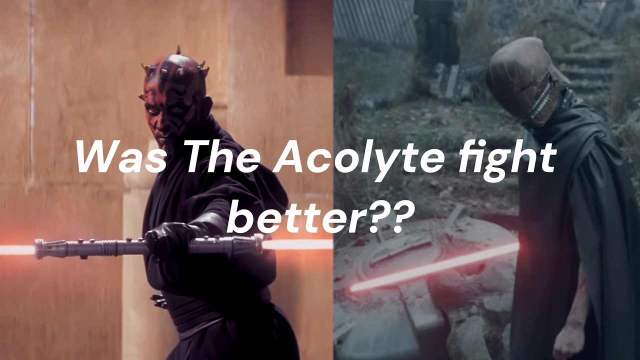 Is The Acolyte fight BETTER than Duel of the Fates? - A scene comparison