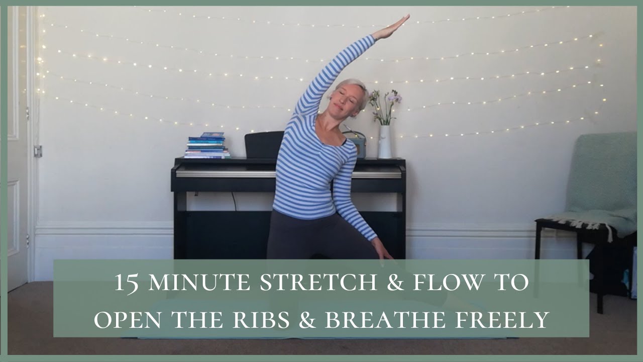 Yoga for Singers: 15 Minute Stretch & Flow to Open the Ribs and Breathe Deeply. All Levels 🗣️🧘🏼&zwj;♀️💙