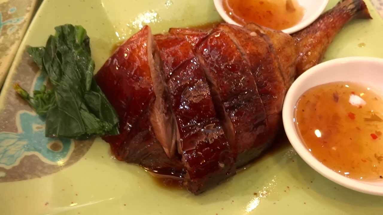 เป็ดย่างฮ่องกง ขาละ 300 บาท hong kong Roast duck