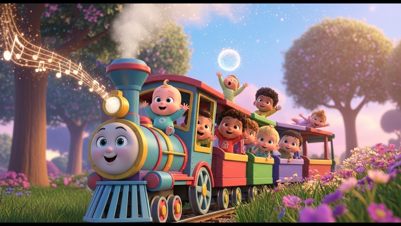 Train Ride Joy Land 🚂🎉 | Fun Train Adventure for Kids | Toddler & Preschool Learning Video