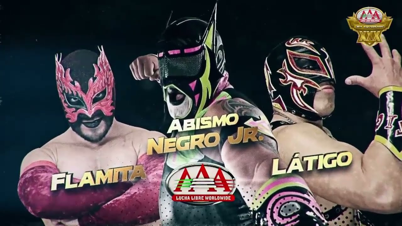 LUCHA COMPLETA: Arez, Aramis y Komander vs. Flamita, Abismo Negro y Látigo. | Lucha Libre AAA.