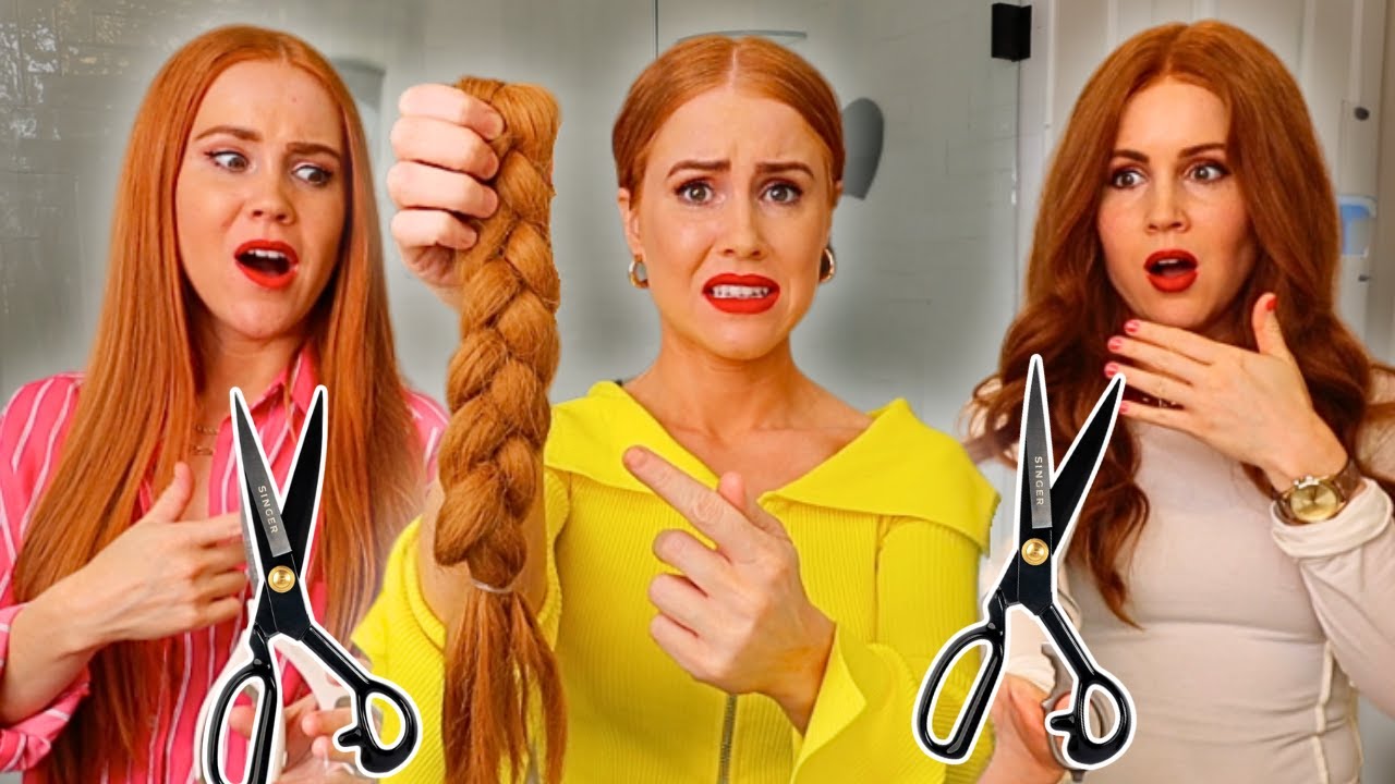 My Sisters Cut My Hair Off ✂️ | Triplet Sisters' Haircut Prank Gone Wrong!