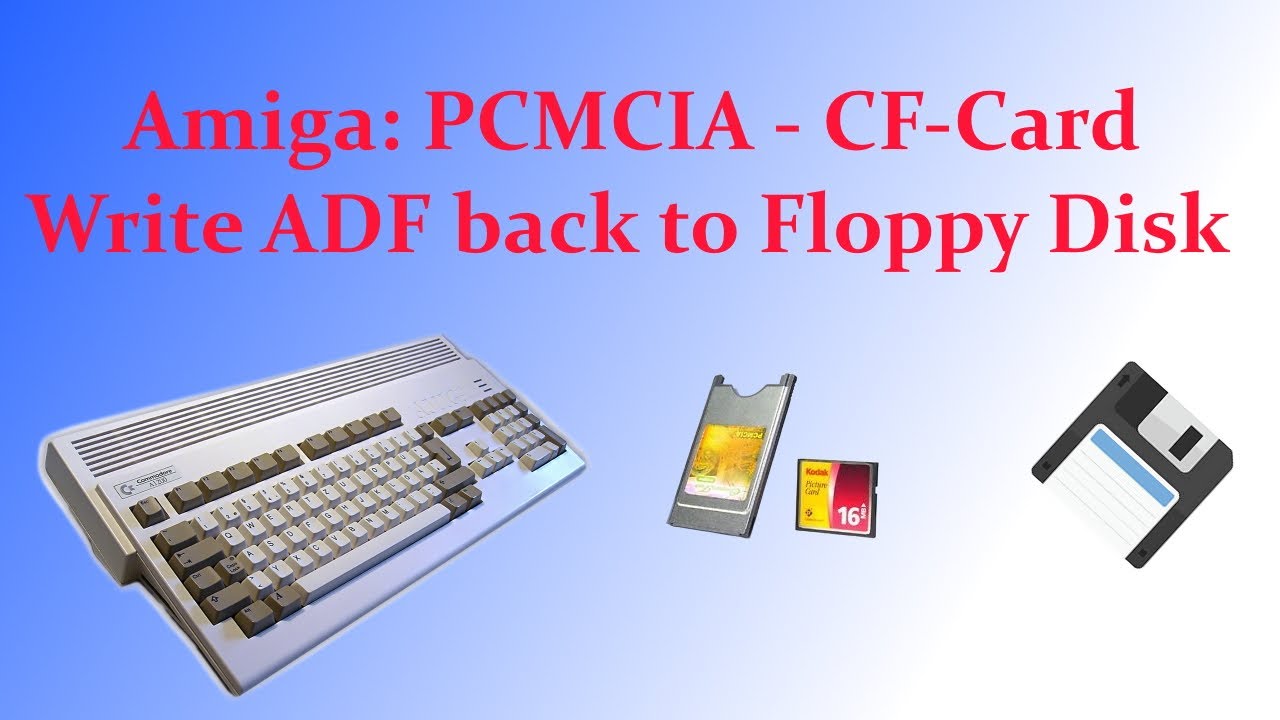 Amiga Workbench: ADF to Floppy Disk