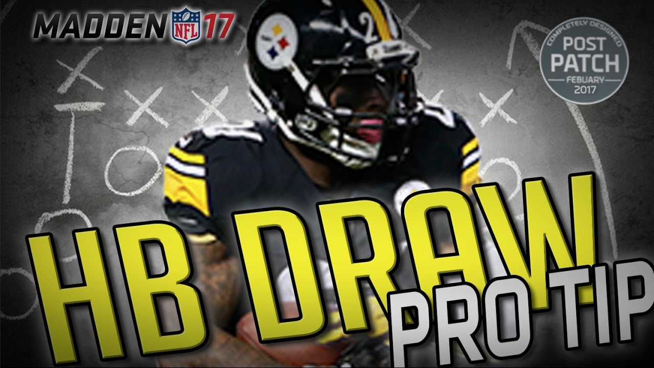 Madden 17 - HB Draw vs Cover 4 and Max Coverage
