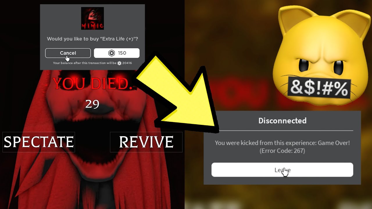 SPEND BOBUX OR GET KICKED?! | Roblox Mimic Halloween DEATH Challenge