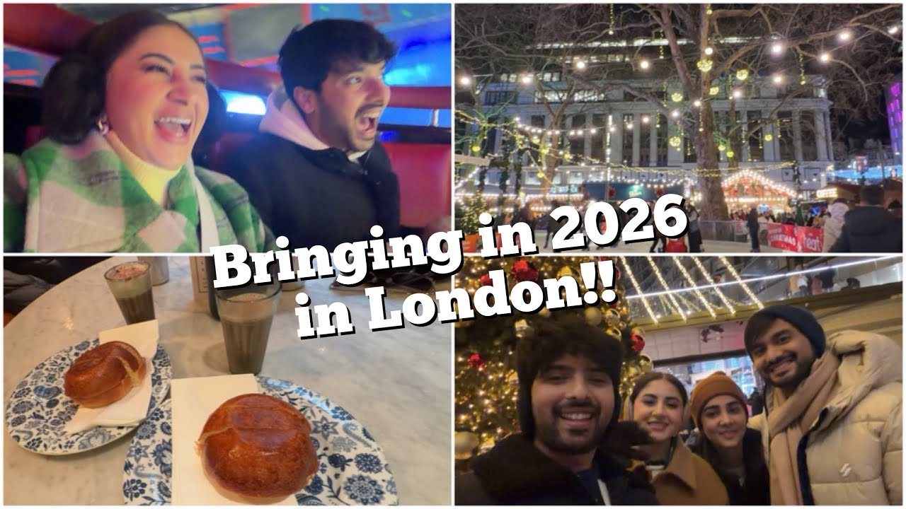 Встречаем 2026 год в Лондоне! ​​| Зимняя сказка, катание на коньках, булочки с маслом и уютная ро...